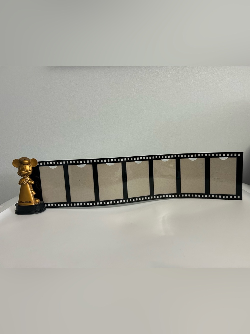 Disney Studios Gold Mickey Mouse Film-Strip Frame Accent